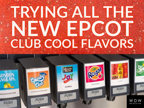 VIDEO: We Tried ALL the New Club Cool Flavors at EPCOT.